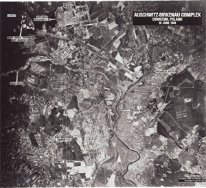 Luftaufnahme der Auschwitz-Lager, 1944'© National Archives, Washington, DC